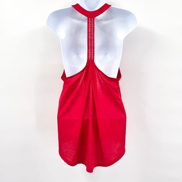 2/$30 Athleta Power of She Incline Racerback Tank Top Canyon Red Loose Fit - Picture 4 of 8
